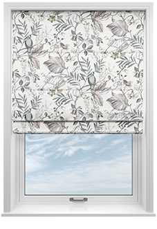 Iquitos, Dove Grey - Twist&Fit Roman Blind